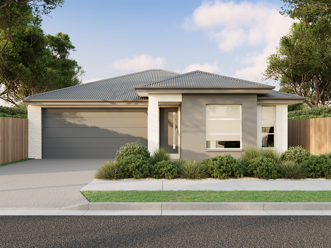 S40633 Adelaide Design Range (exteirors) Option 1 Corrugated Roof Facade 4 250507