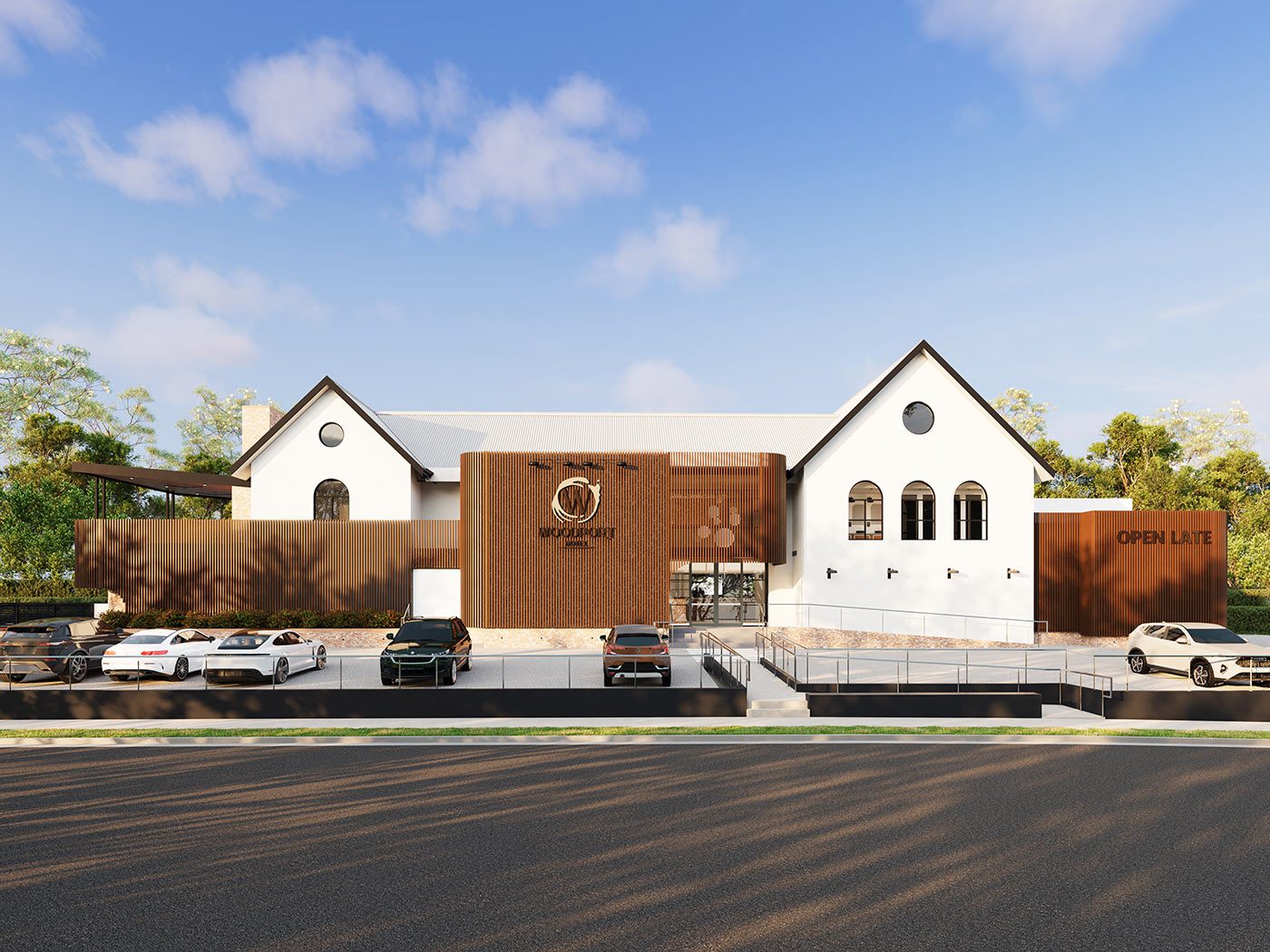 B23695 Woodport Hotel (exteriors) Scene 1 250711