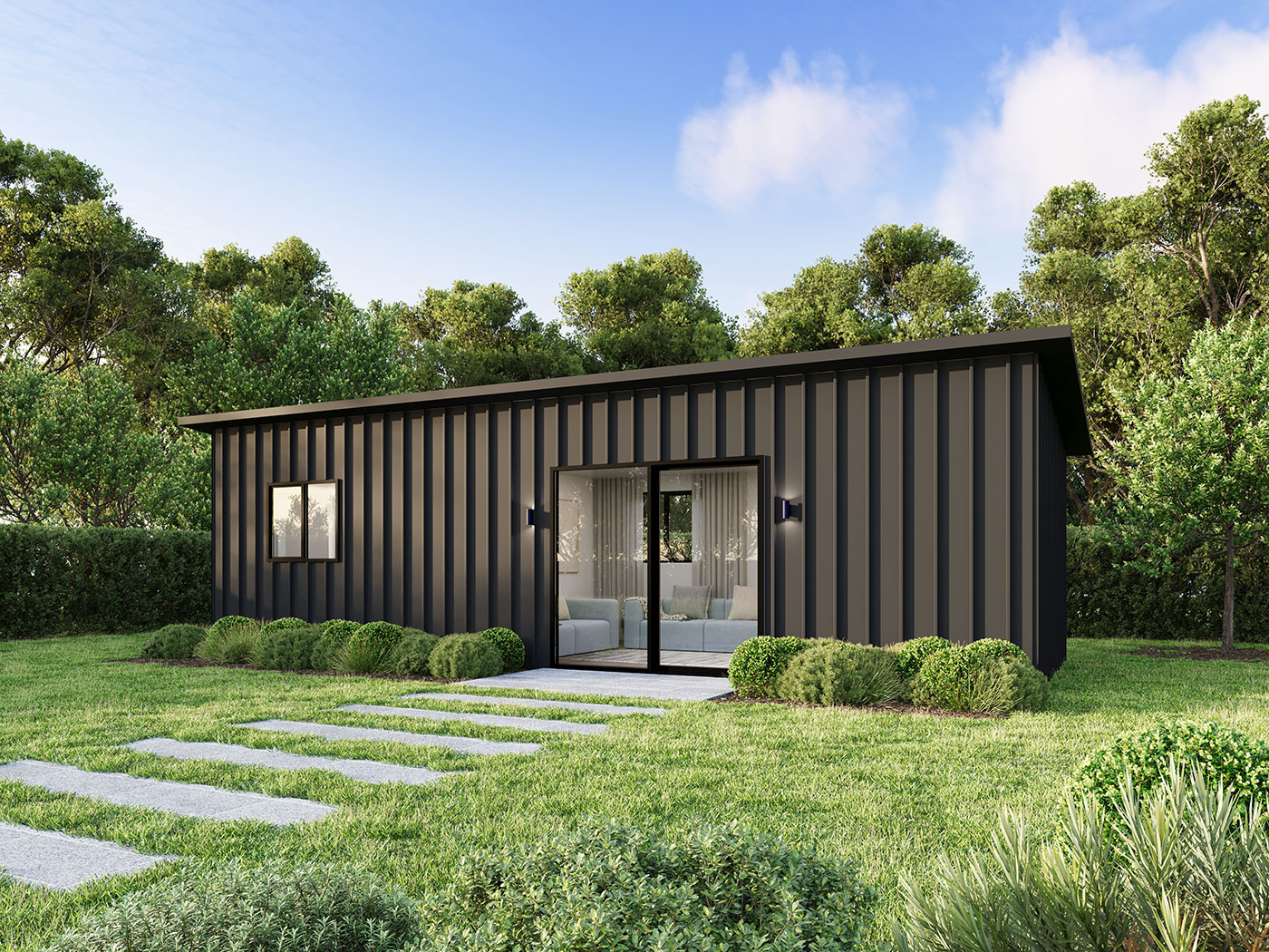 S40525 Bijou Modular Home Range (exteriors) Industrial 1 B Living 4